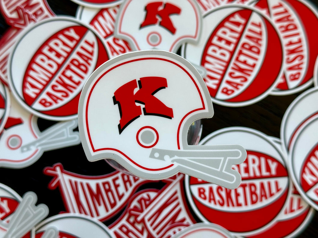 Kimberly Football Helmet Decal