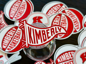 Kimberly Hometown Pennant Decal